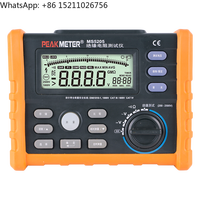 Peakmeter MS5205 DC AC 750V Insulation Resistence Digital Multimeter Resistance Insulate Tester Low Voltage Indication Analogue