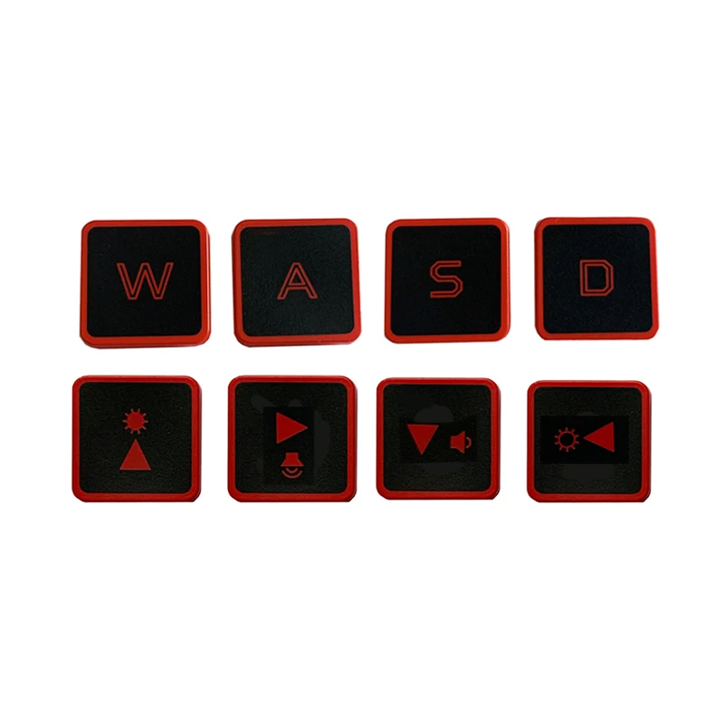 WASD wymiana nasadki na klawisze nakładka na klucz nożycowy zacisk zawias dla Acer Nitro 5 AN515-54 AN515-43 AN515-44 AN517-51 AN517-52 AN517-54 AN715