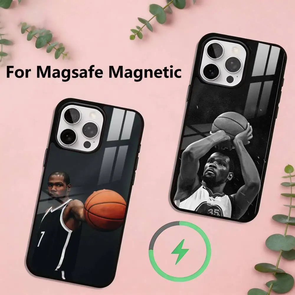 

Basketball K-Kevin D-Durant 7 Phone Case For iPhone17,16,15,14,13,12,11 Plus,Pro Magnetic with Magsafe Wireless Charging