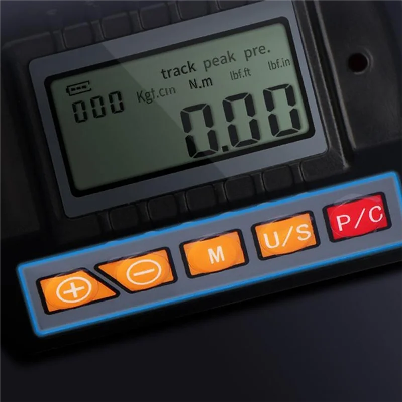 

A96I-Torque Wrench Digital Display 1/4In 3/8In 1/2In Torque Wrench Digital Display Torque Adapter Car Bicycle Repair Tool， Plast