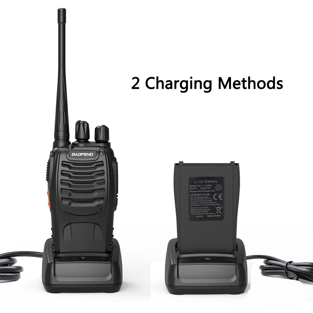 2/4 шт. рация Baofeng BF-888S UHF 16CH BF888S 2-сторонняя любительская портативная радиоприемопередатчик приемник BF 888S для строительства отеля