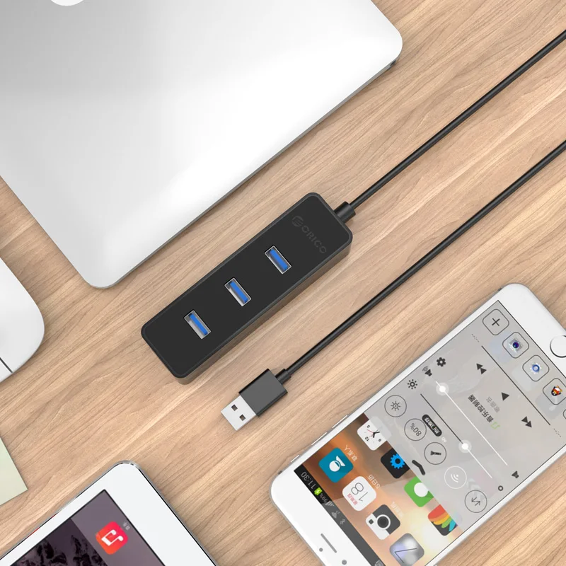 オリコ USB 3.0 ハブ 4 ポート USB ハブ Splitte USB A ハブマルチポートアダプタラップトップ拡張デスクトップアクセサリー Macbook ラップトップ
