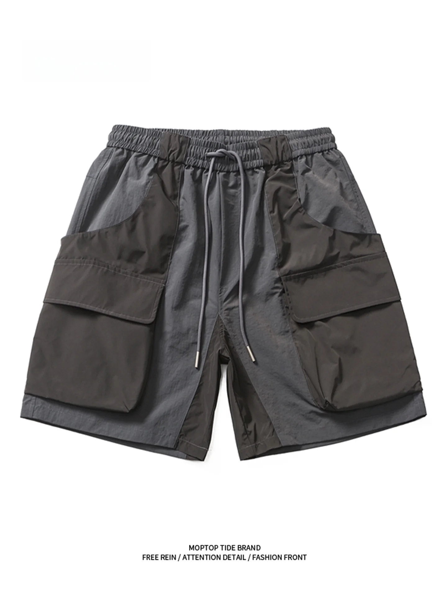 

Шорты Mmoptop в японском стиле для работы на открытом воздухе, летние свободные универсальные брюки длиной до колена на шнурке для молодежи