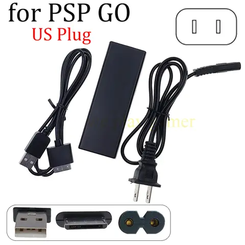 1-10Set For Sony PSP GO AC Adapter Wall Charger For PSP 1000/2000/3000 Charger Power Supply Cable For PS Vita PSV 1000 /2000
