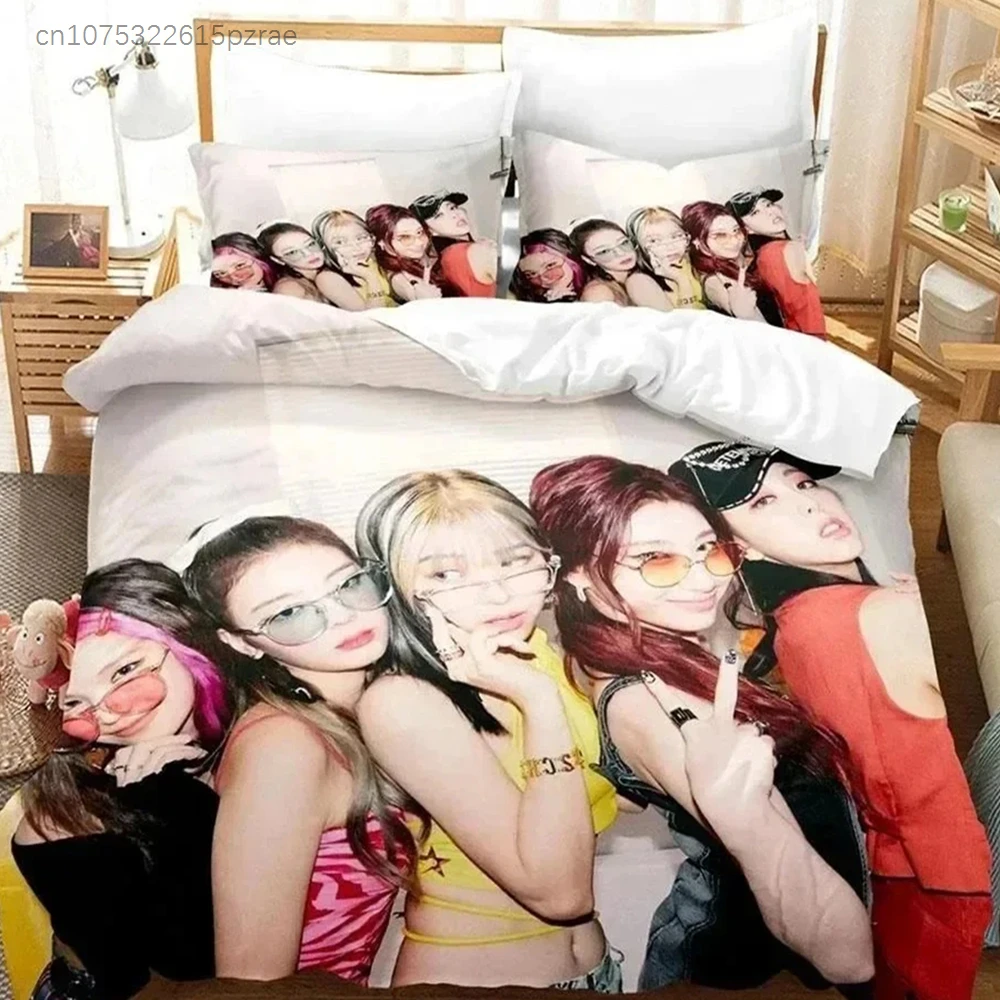 Home Textiles Group - Kpop Group ITZY beddengoedset 3D-geprint geschikt