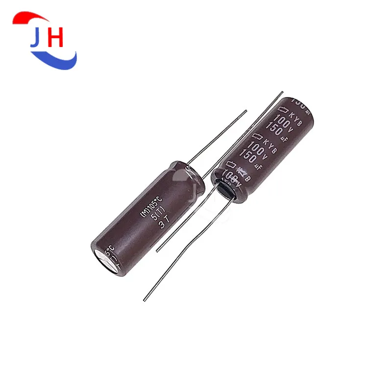 5/10PCS Electrolytic Capacitor 100v150uf 10*30 KY Upgraded Version High Frequency Long Life 5mm Pin Distance 100V 150UF