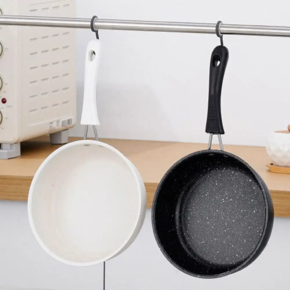 

Kitchen Accessories 18cm Frying Pan Anti-scalding Handle Lightweight Omelette Pan Mini Non-stick Pan Dormitory