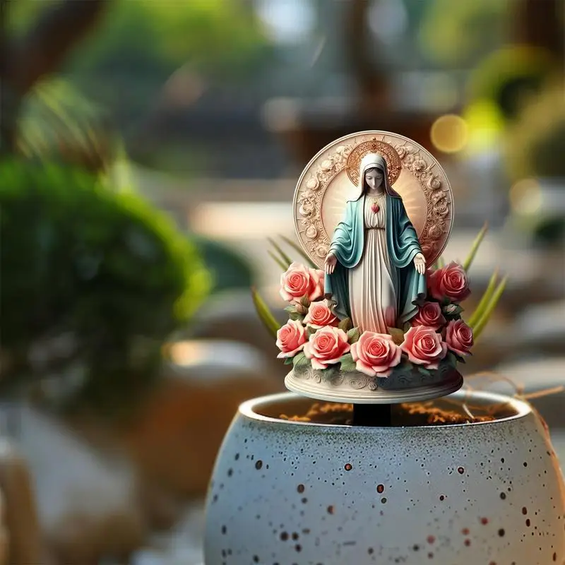 

Catholic Mother Virgin Mary Stake Blessed Virgin Mary Garden Statue Blessed Mother Outdoor Statues Garden Statue Art Decorations