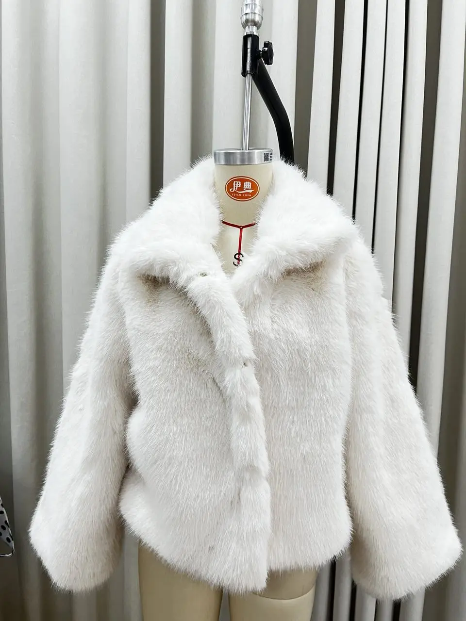 Women Fluffy Jacket Winter Clothes Short Faux-Fox Fur Coats Korea Lapel Casual Coffee Outwear Female Thick Warm Plush Overcoat view 6