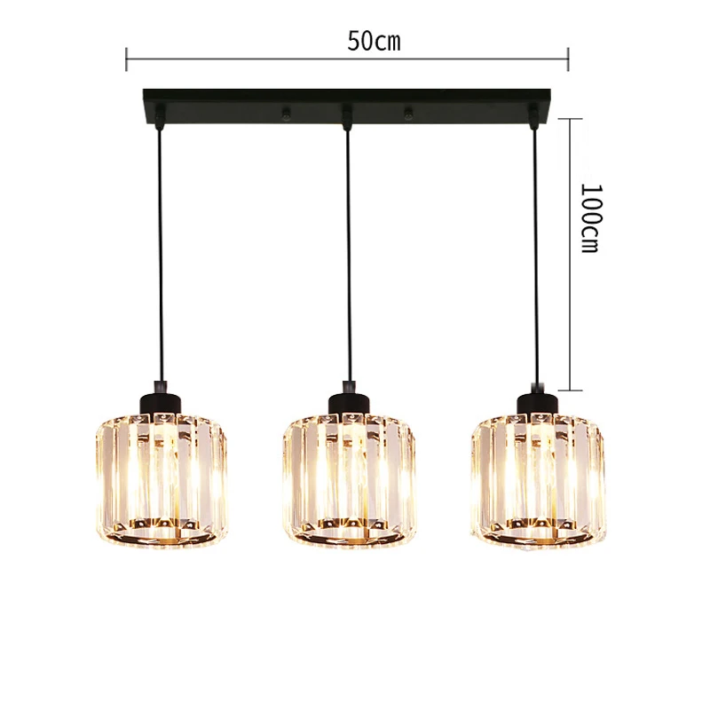 Kristallen Plafondlamp Gang Plafondlamp Luxe Balkon Gangpad Entree Keuken Plafond Hanglamp Hangende Kroonluchter Kristal