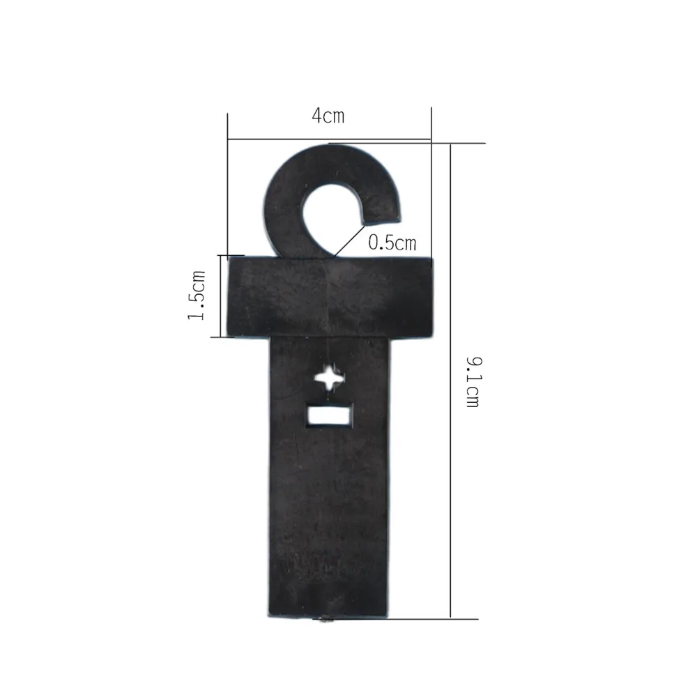 

100pcs Plastic Hanging Clip Hook Buckle Clasps Garments Accessories Belt Products Package Display Pegs