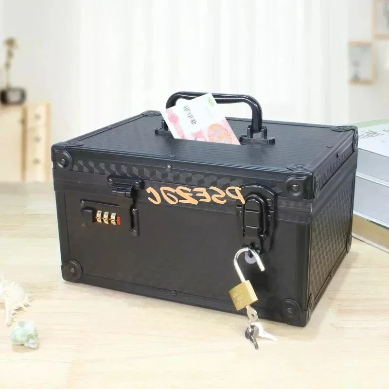 B-M Household Minimalist and Multifunctional Password Cash Coins Can Only Enter  Exit Reusable Savings Box Safe Deposit