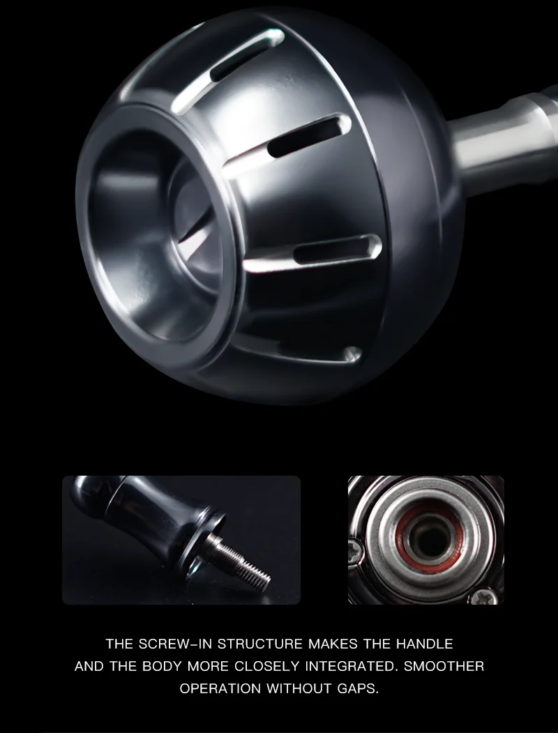 SEASIR CONTRA MAX Spinn-Angelrolle 3000–8000 5,1:1/5,7:1 Übersetzungsverhältnis, Gehäuse und Griff aus Aluminiumlegierung, Salzwasser-Angelrad – Detail 11