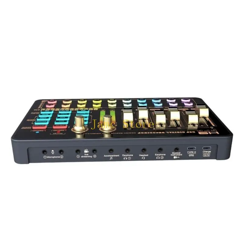 

LX0B Choice Настольная звуковая карта с несколькими входами для чистого и детального качества звука Многофункциональная