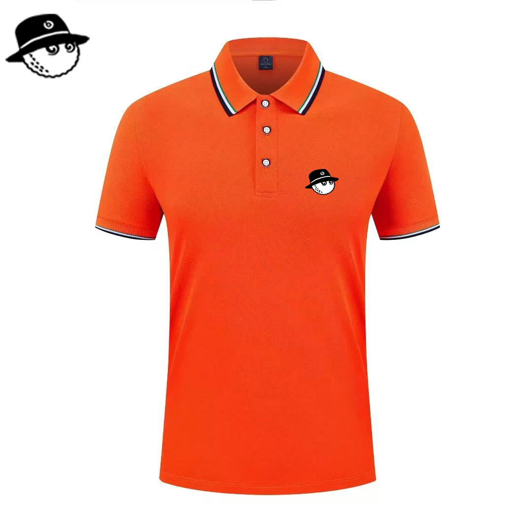 Men Summer Fashion Slim Fit Sport Short Sleeve 100% Polyester Polo Shirt Fake Pocket Decoration Casual Sport Golf Polo Shirt image 6