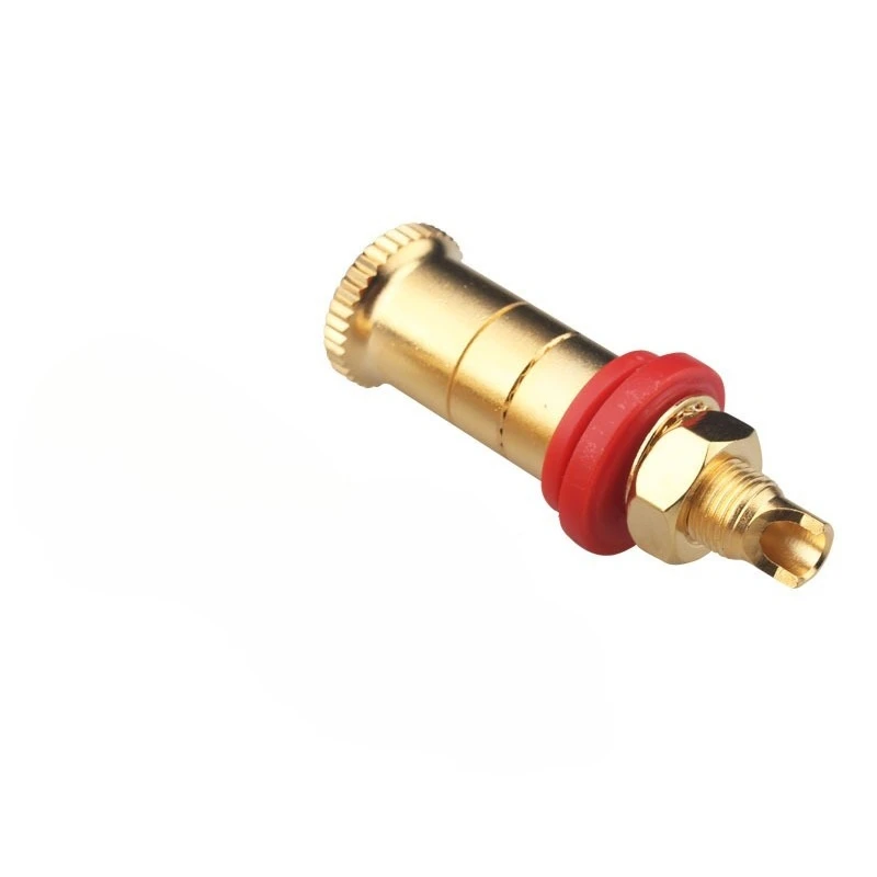 For Pure Copper-plated Alluvial Gold-plated Audio Terminal, Power Amplifier, Speaker, Wiring Seat, Rhodium-plated