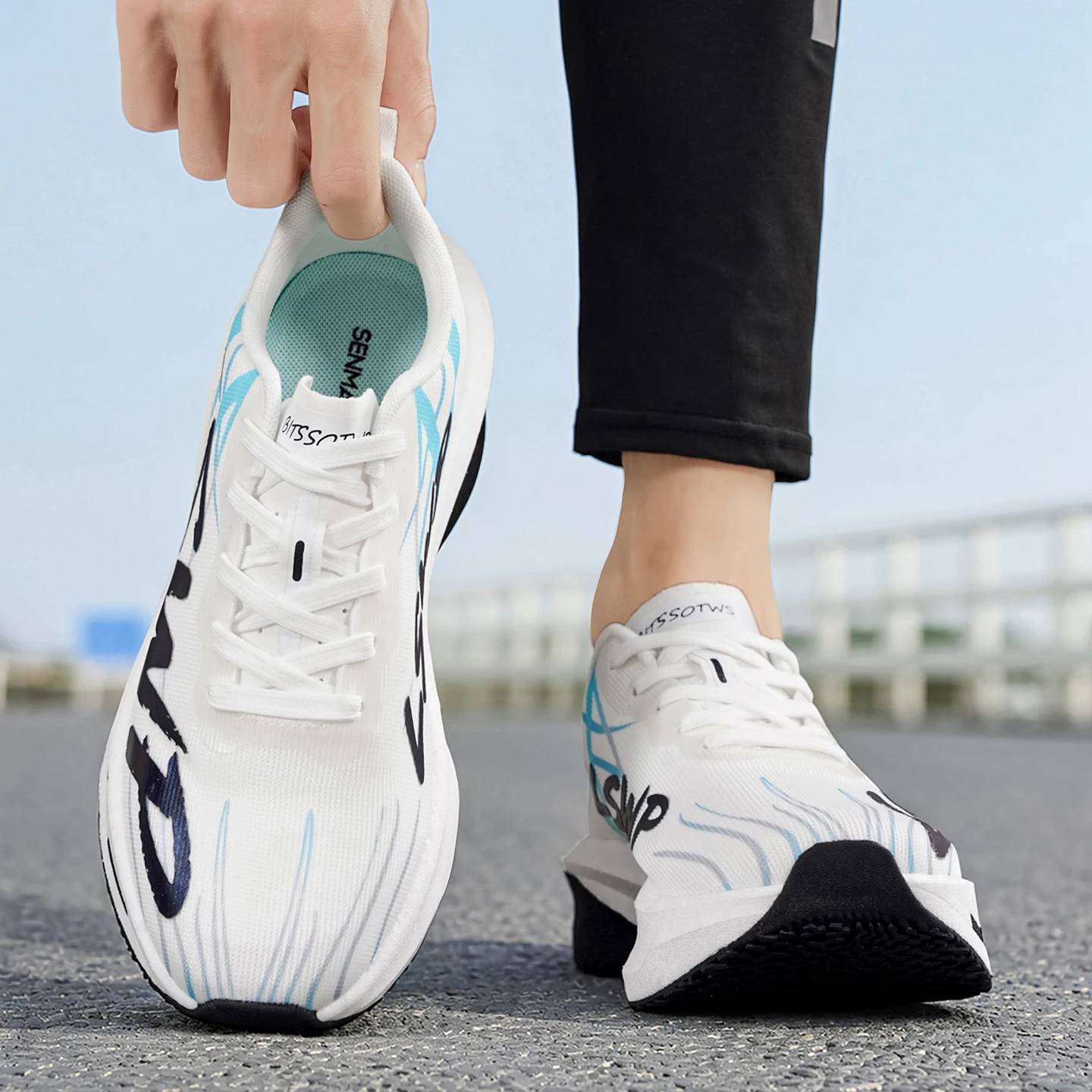 Freizeitsportschuhe für Herren, Ganzjahres-Freizeitschuhe für Herren, Outdoor-Sport-Laufschuhe für Herren, Freizeitschuhe mit dicker Sohle und erhöhter Absatzhöhe, geeignet für Outdoor-Aktivitäten, Fitness, Straßenjoggen, vielseitige, modische und trendige Freizeitschuhe, geeignet für alle Jahreszeiten – Detail 27
