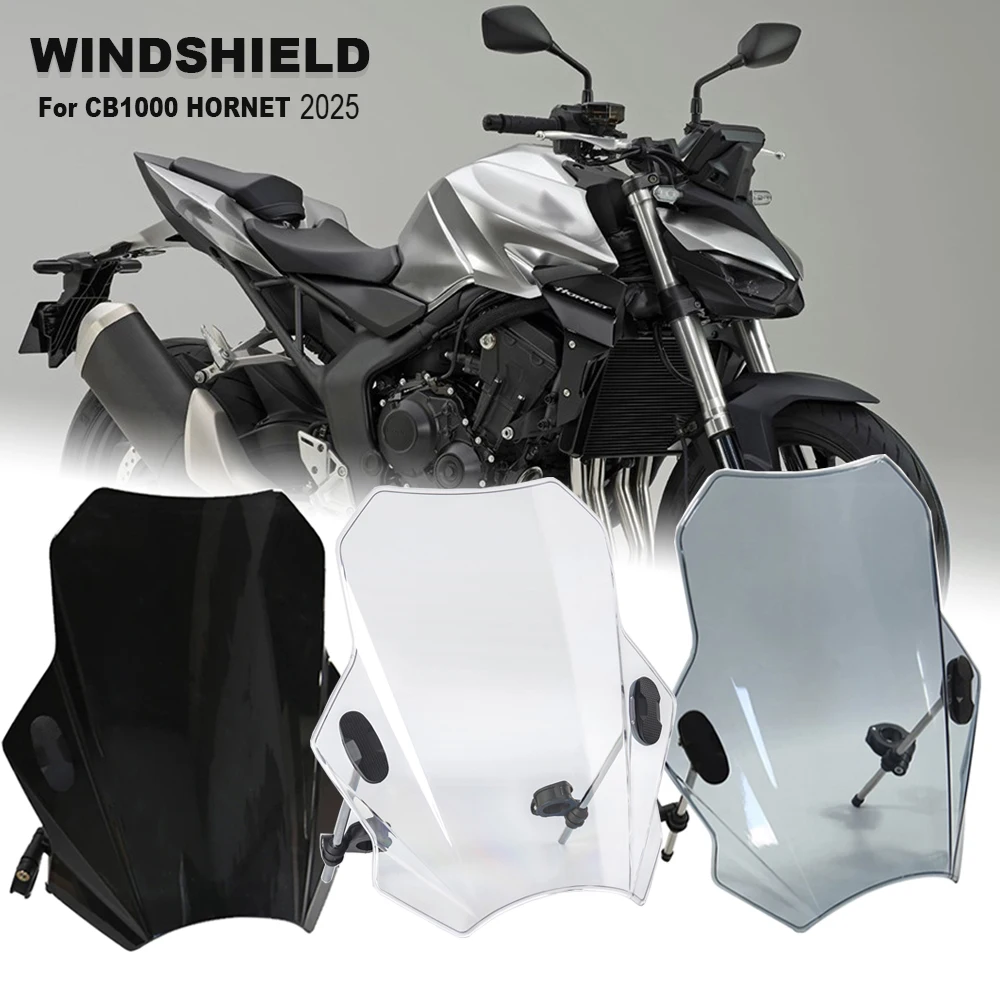 

Motorcycle Touring Sport WindScreen Windshield Visor Deflector Fairing Cover For CB1000 Hornet 2025 CB1000 HORNET