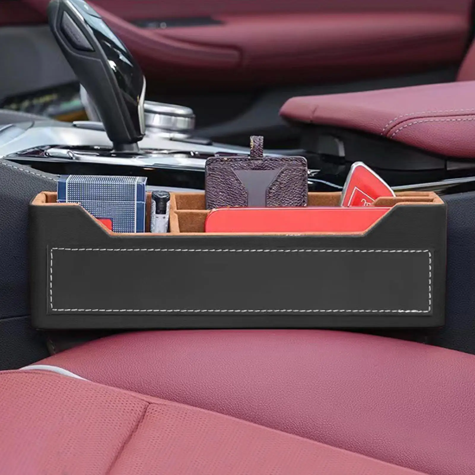 

Наполнитель зазора в автомобильном сиденье, контейнер для хранения в салоне автомобиля, органайзер для заполнения зазоров для телефона, солнцезащитные очки, карты, ключи, деньги для грузовиков