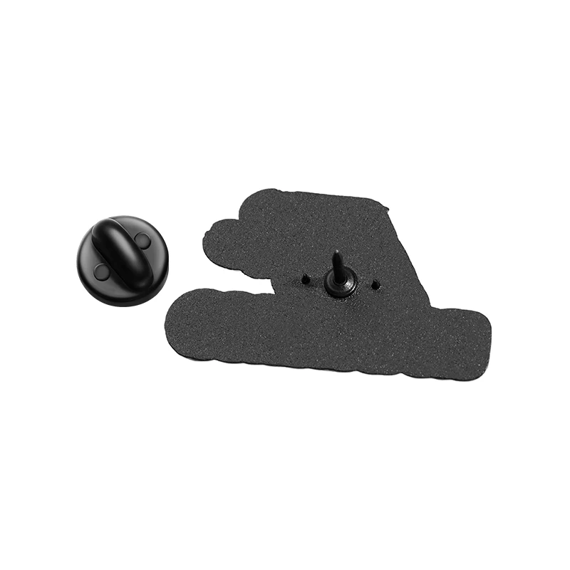 No Balance Enamel Pins Custom Black And White Minimalist Sports Brooches Lapel Badges Clothes Funny Jewelry Gift for Friends