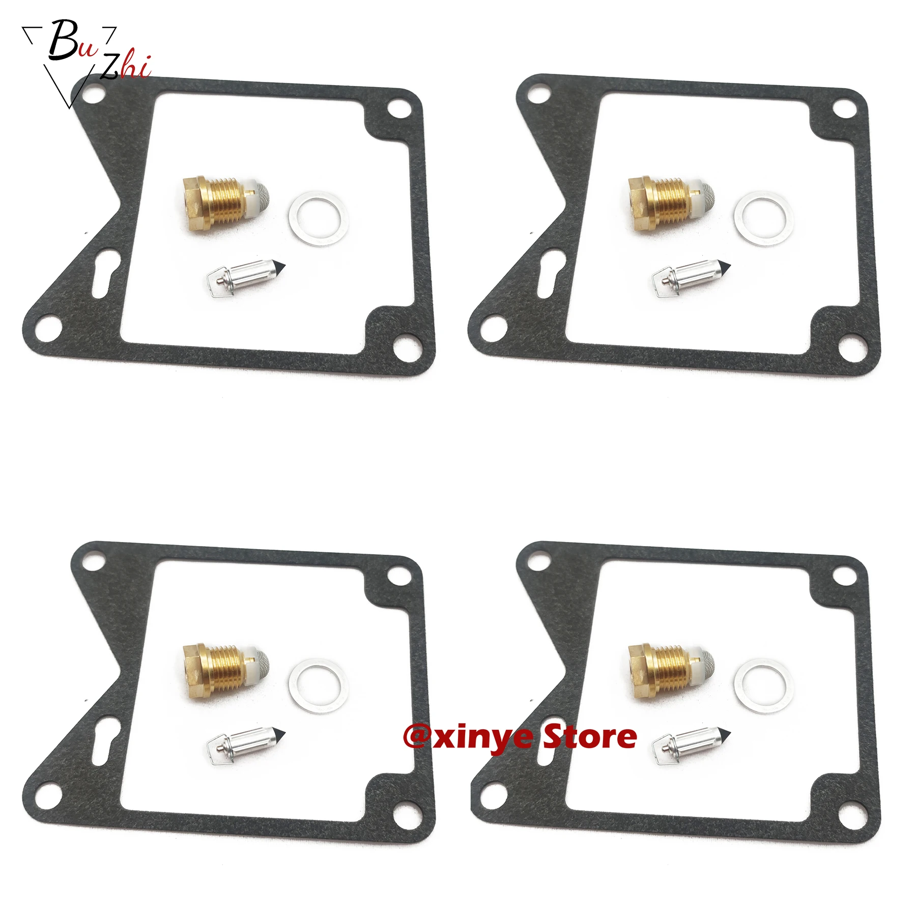 Motorcycle carburetor repair kit floating needle seat gaket parts for Yamaha XV1000 TR1 XV750 Special XV920 Virago XV 1000 750