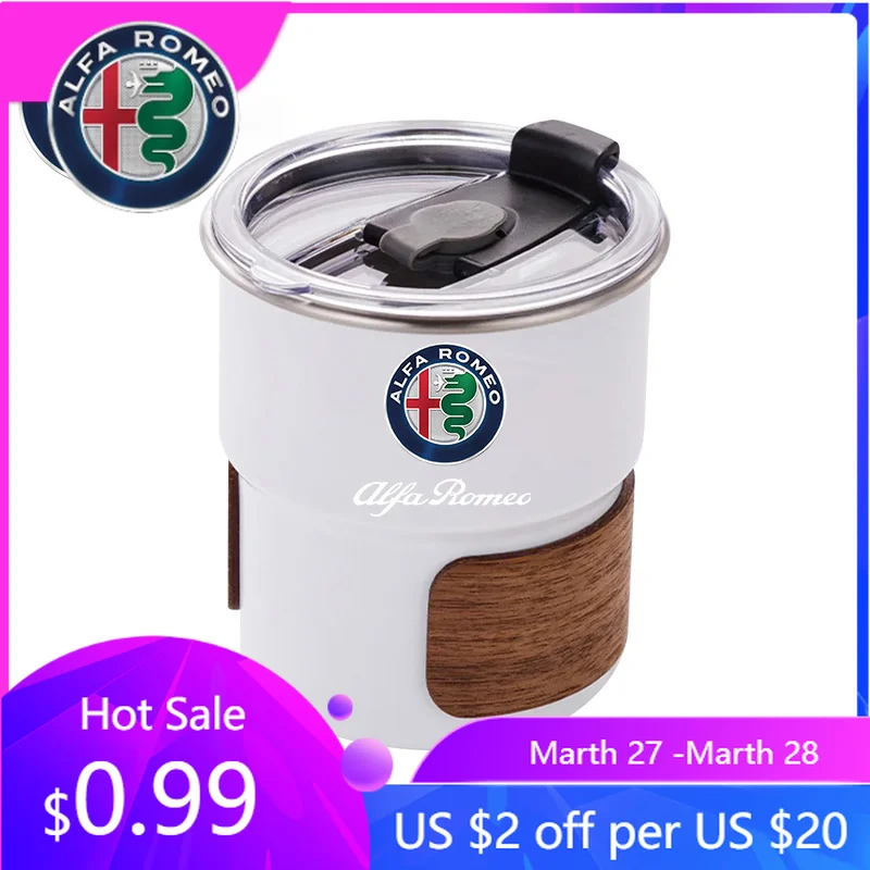 

Кружка-термос из нержавеющей стали для кофе и пива, 300 мл, для Alfa Romeo 156 GT, 159, 147, 166, Giulietta, Giulia