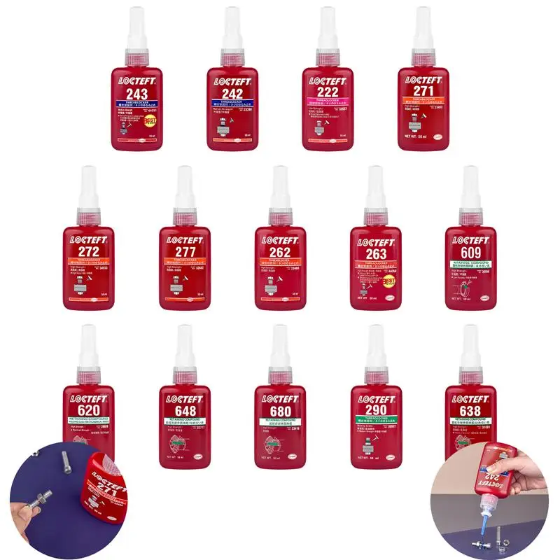 14 مواصفات المسمار لاصق اللاهوائية الغراء مكافحة فضفاضة المضادة للانزلاق ختم الموضوع قفل وكيل مكافحة زلة السد السدادات 50 مللي #1