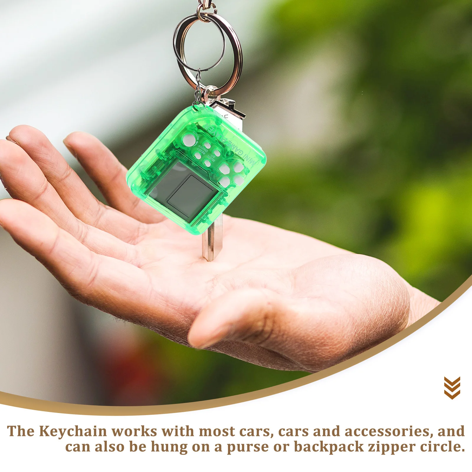 4 قطعة سلسلة مفاتيح الألعاب الإلكترونية حلقات فيديو مصغرة لحقيبة قلادة ظهره ديكور حفل زفاف وعيد ميلاد الأمتعة