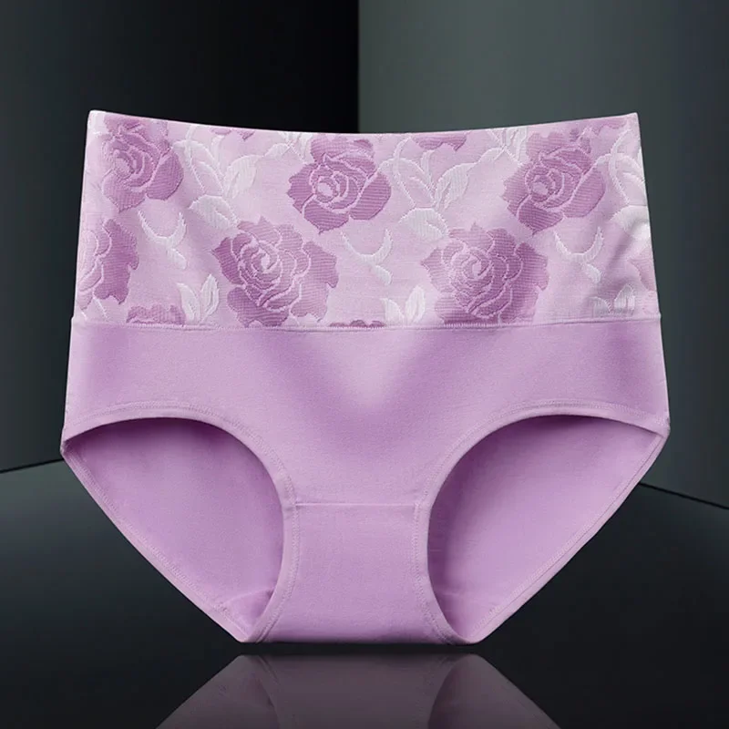 Vendita di biancheria intima a triangolo da donna in cotone a vita alta in cotone di grandi dimensioni