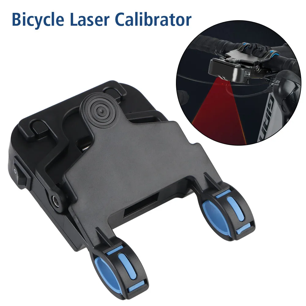 

Laser Calibrator For Bicycle Tire Hub Position Tester Device Clamping On Handlebar Saddle Positioner Regulator Bike Maintenance