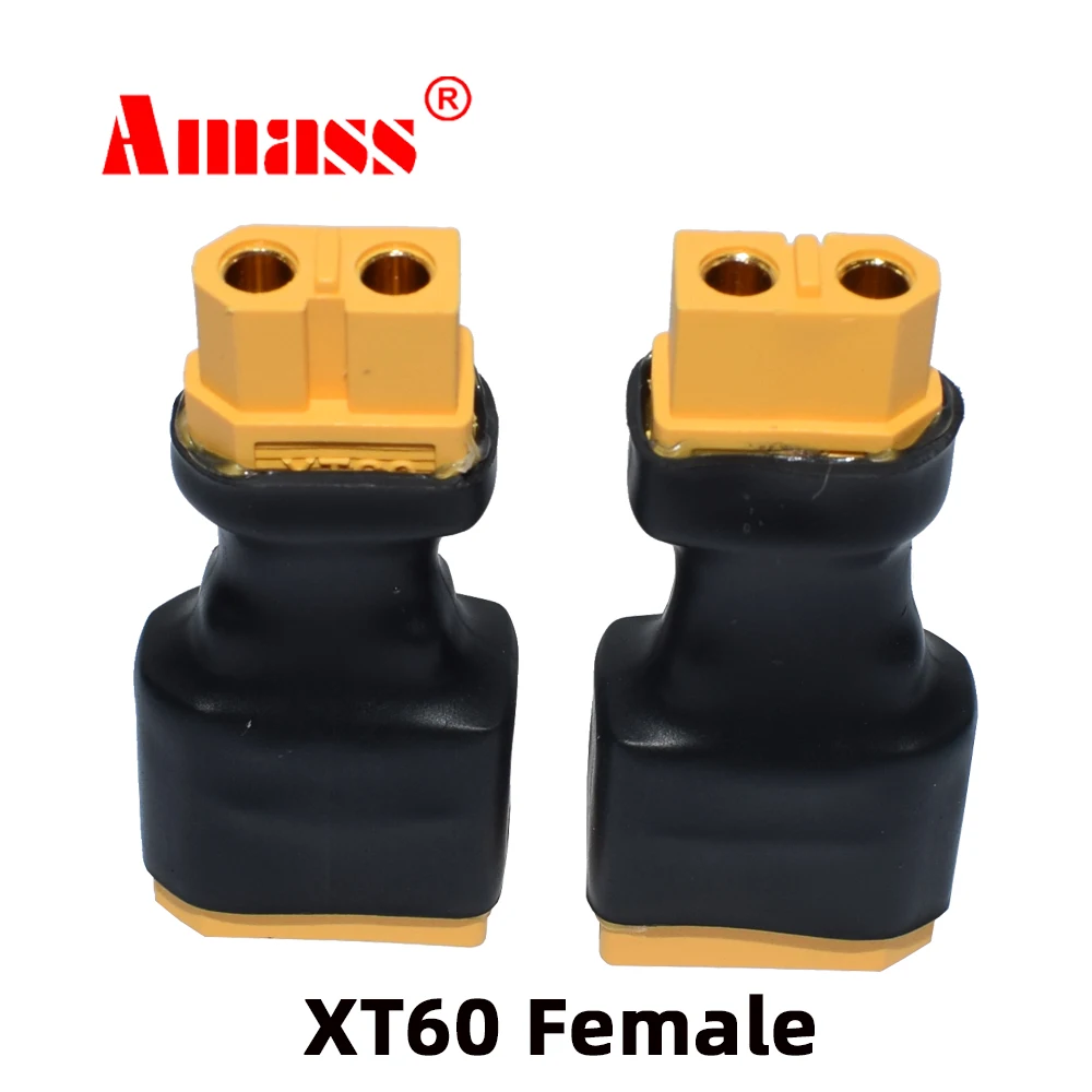 Amass XT90 TO XT60  XT-90 Male XT90  Female to XT60 XT-60 Connector Adapter XT60 to XT90 Connector Converter 2Pcs