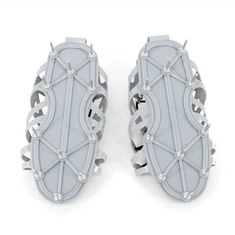 芝生エアレーターサンダル多機能芝生エアレーターシューズ効果的な土壌エアレーションとガーデニングの快適さのための調節可能なネイルシューズ