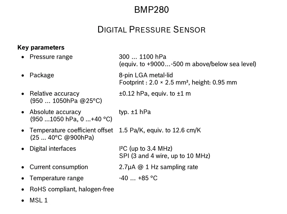 Temperatur luftdrucks ensor bme280 gy bmp280 5V i2c spi 1,8-5V GY-BMP280-3,3 V baro metrisches digitales Sensor modul für Arduino – Detail 1
