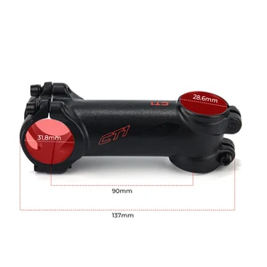 Bolany MTB 90mm bike rod, ultralight handlebar rod, aluminum alloy 31.8mm -7 degrees for downhill, mountain bike accessories 10 Main Sales Bike Table - №3