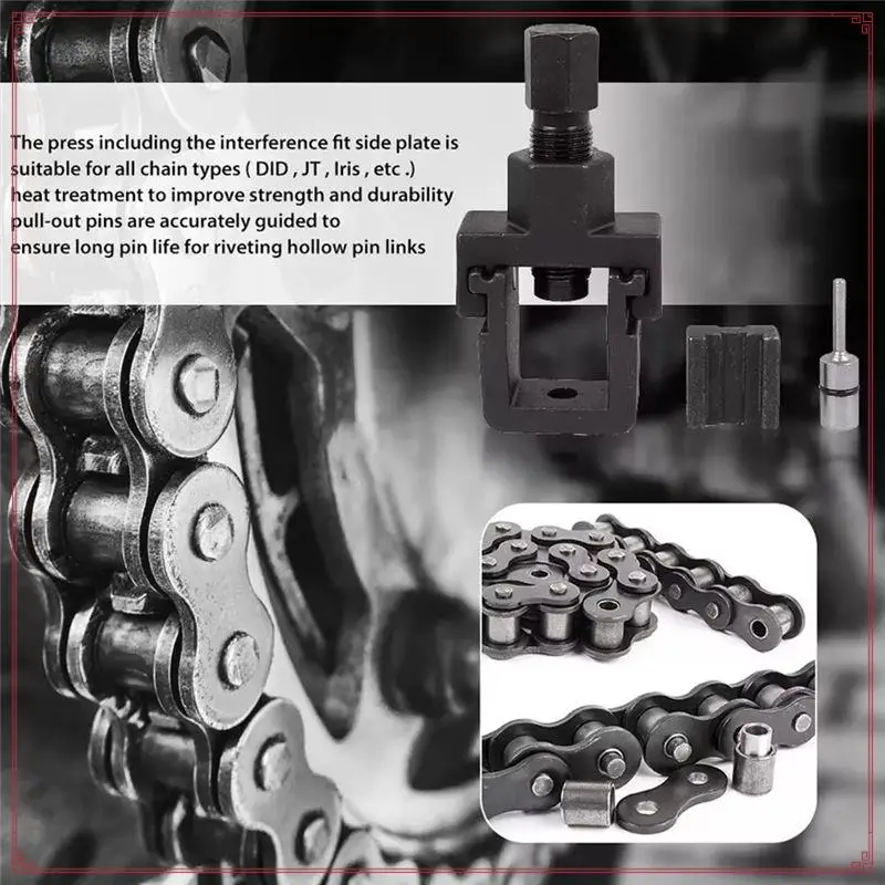 DID Style Heavy Duty Motorcycle Chain Breaker Riveting Tool& Link Splitter Bike Chain Breaker Tool