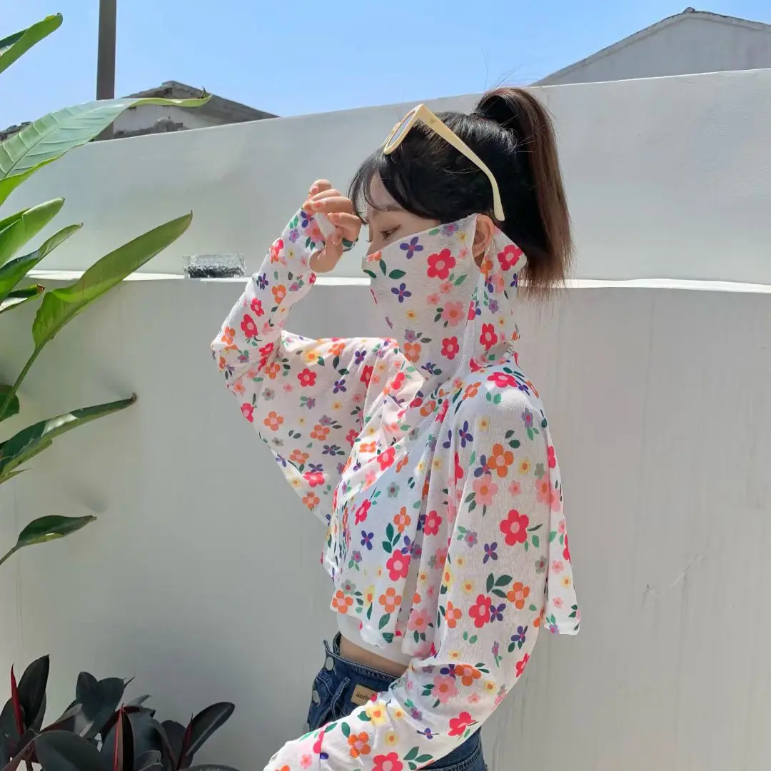 자켓 여성 가볍고 부드럽고 얇은 여름 통기성 맞는 복고풍 여성스러운 아늑한 새로운 간단한 태양 방지 기본 의류 Cropped Fashion Ins