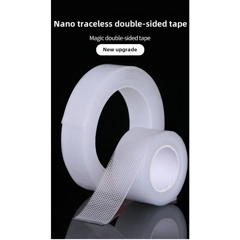Nano Double Sided Adhesive Tape, Grid Upgraded Version, No-Trace Waterproof Multipurpose Tape, Other Material, 1mm Thickness