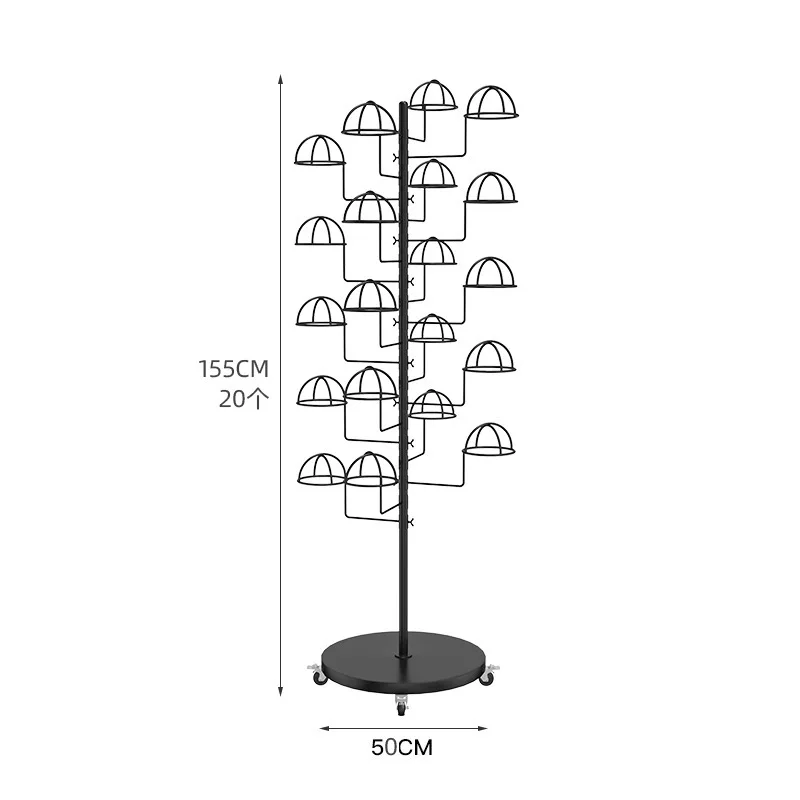 

Clothing store floor-to-ceiling hat rack Sun hat storage shelf Maternal and infant store Multi-layer hat hanger Display rack Hat