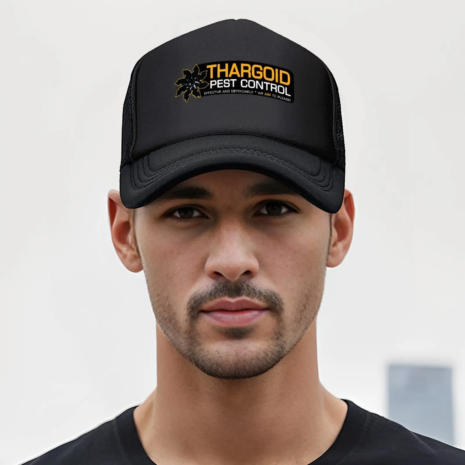 Casquette de Baseball jaune THARGOID PEST CONTROL, marque de luxe, vêtements de Golf, capuche d'alpinisme, chapeaux pour hommes et femmes