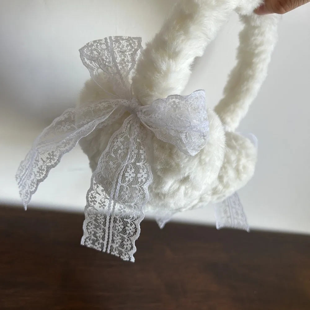 

Удобные грелки для ушей с кружевным бантом, утепленные зимние наушники, защита от холода, ветрозащитный чехол для ушей, катание на лыжах