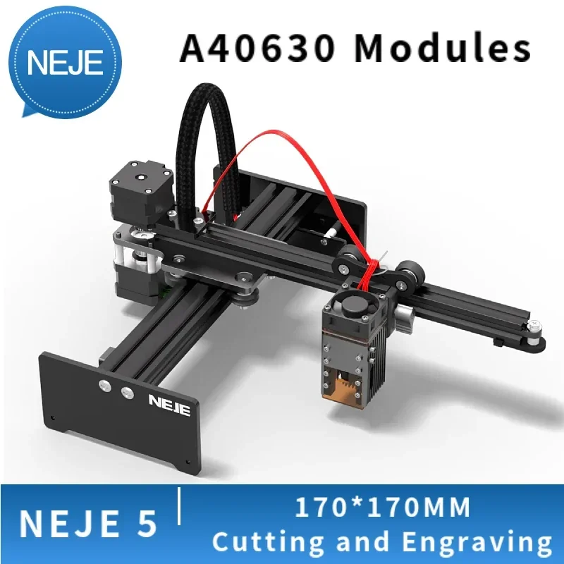 NEJE 5 50/80W Laser Engraving Machine  Engraver High-speed Industrial-grade Carving Precision 170*170mm