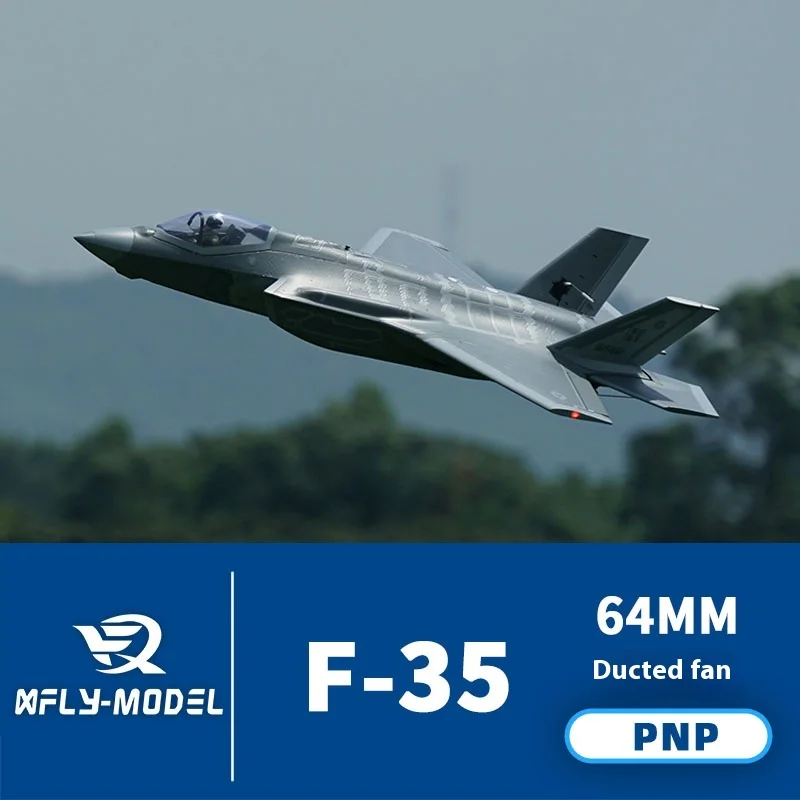 

2025 New XFly Xunfei Model 64mm F35 Full Scale Electric Model Airplane Fixed Wing Collection Model Pendant Boy Gift