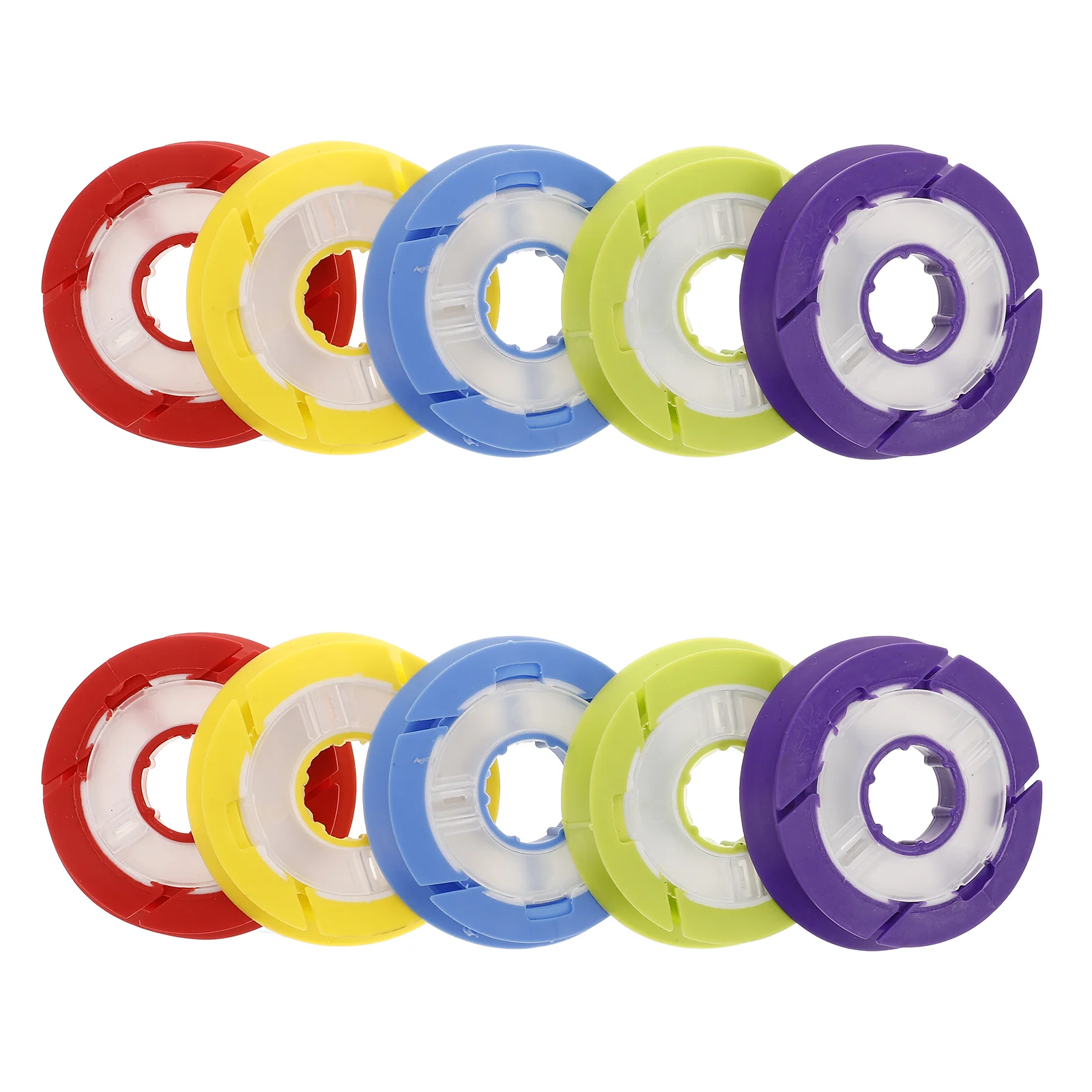 

10 Pcs Fishing Main Coil Line Beads and Bumpers Counter Gauge Equipment Bracket