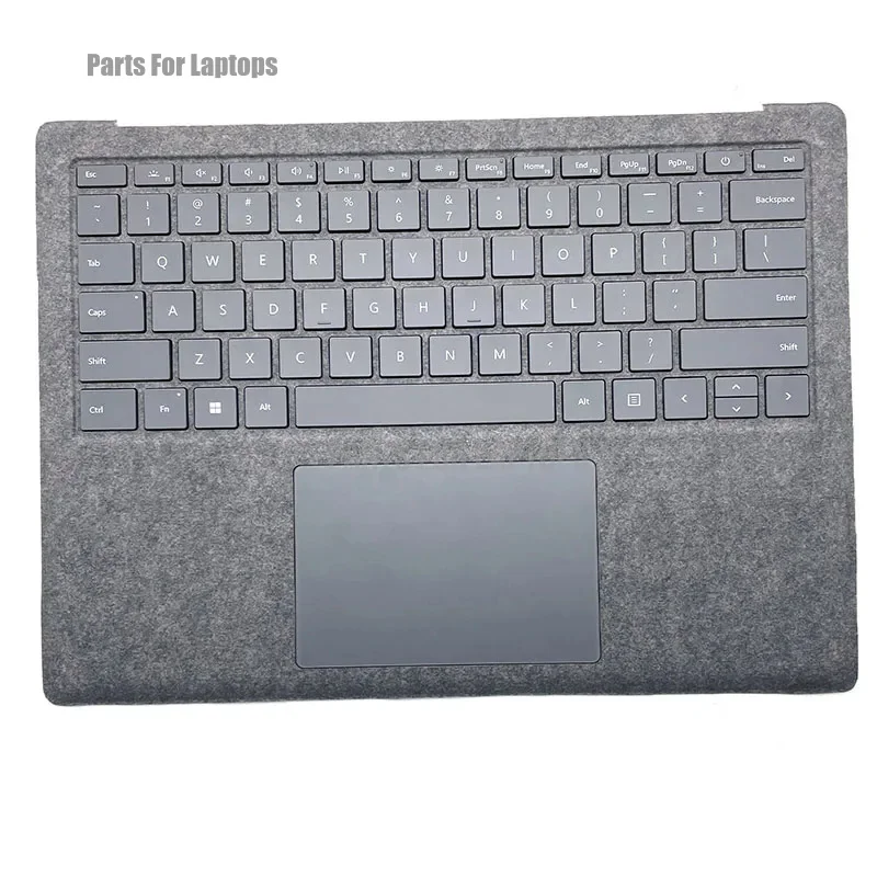 L+US Palmrest Backlit Keyboard Gray For Microsoft Surface 3 4 13.5