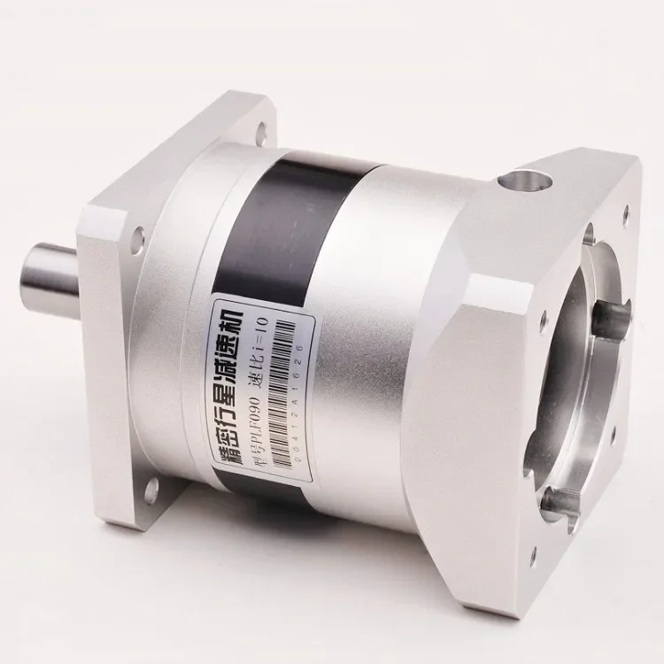 High Precision Electric Spur Forward Reverse Planetary Gearbox Reducer Rate 16:1 2 Stage PLF120 For Nema52 Stepper Motor