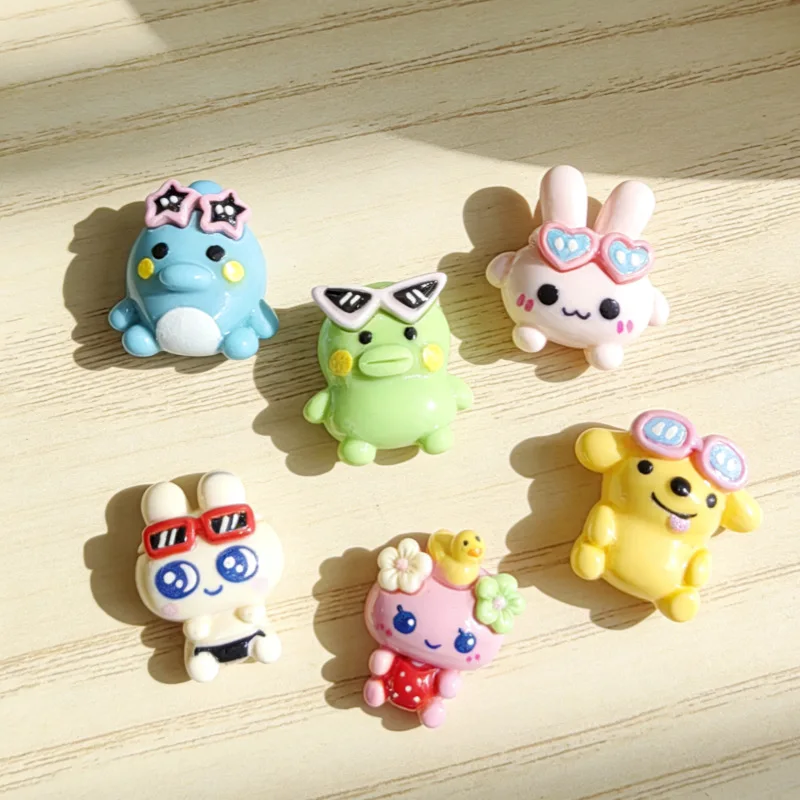 Tamagotchi Accessories Mamekichi and Ooguchi New Creative Cartoon Fashionable Personalized Bags and Hair Clips DIY Decorations view 2