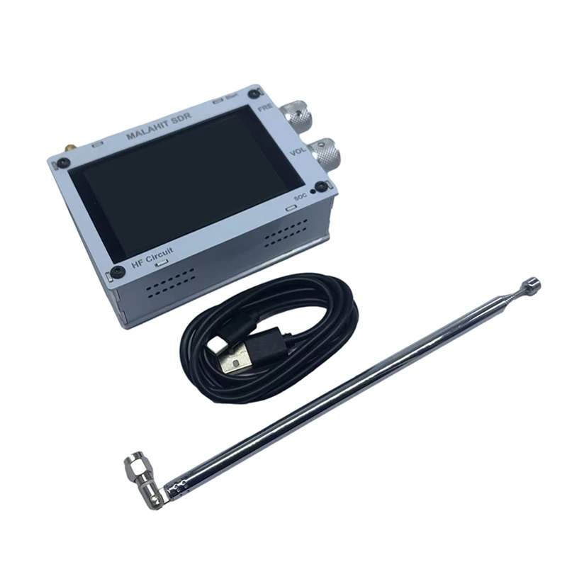 50K-250Mhz 400M-2Ghz SDR Pro Malachite Receiver All-Band Aviation Band Radio Receiver With 3.5 Inch Touch Screen