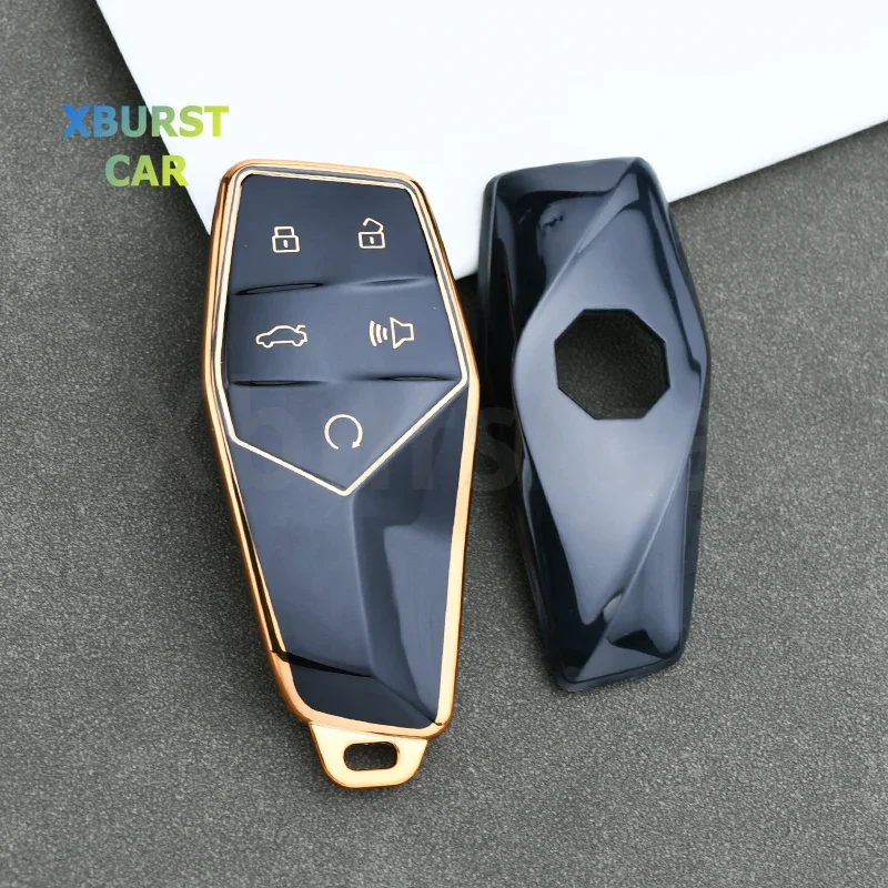 

For MG One 2022 2023 2024 TPU Car Key Case Cover Remote Protection Shell Fob Holder Bag Interior Accessories