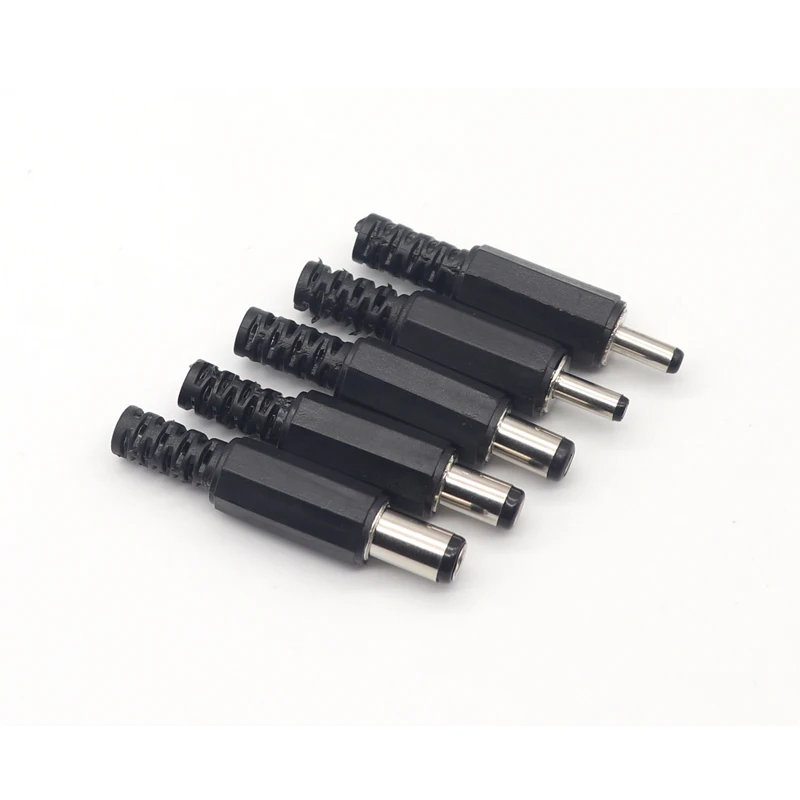 【10-5PCS】DC female male Power supply Plug Connectors 5.5x2.1 5.5x2.5 3.5*1.35 6.3*3.0mm Female male Jack Socket Adapter Wire