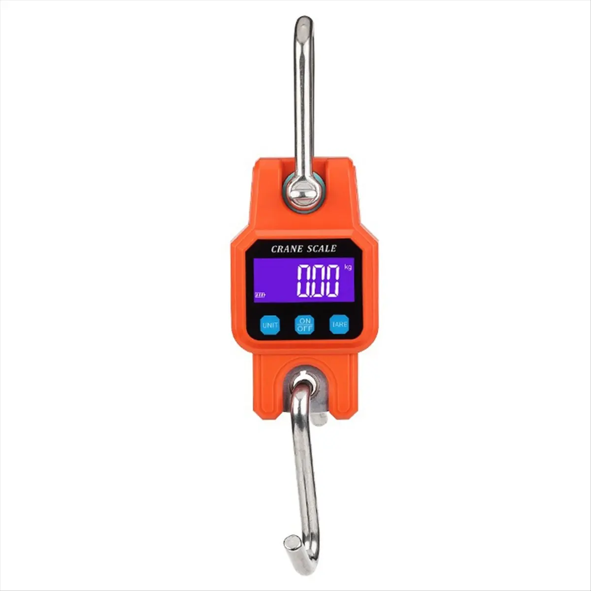 DT38  C06 Electronic Crane Scale Hand-Held Hook Scale 300kg/50g Portable Rechargeable Hanging Scale Orange with Bluetooth